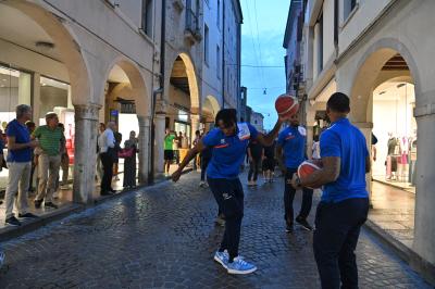 TREVISO 21092023 LBA PRECAMPIONATO NUTRIBULLET TREVISO BASKET - PRESENTAZIONE SQUADRA CITTA TREVISO