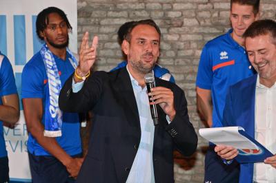 TREVISO 21092023 LBA PRECAMPIONATO NUTRIBULLET TREVISO BASKET - PRESENTAZIONE SQUADRA CITTA TREVISO