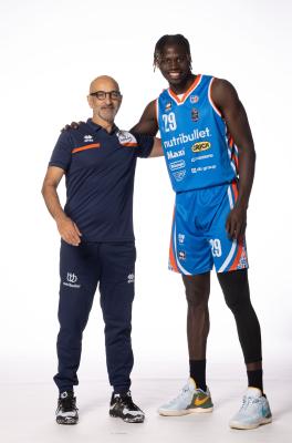 TREVISO 21092023 LBA PRECAMPIONATO NUTRIBULLET TREVISO BASKET - SHOOTING GIOCATORI MAGLIA GIOCO