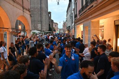 TREVISO 21092023 LBA PRECAMPIONATO NUTRIBULLET TREVISO BASKET - PRESENTAZIONE SQUADRA CITTA TREVISO