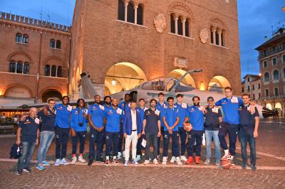 TREVISO 21092023 LBA PRECAMPIONATO NUTRIBULLET TREVISO BASKET - PRESENTAZIONE SQUADRA CITTA TREVISO