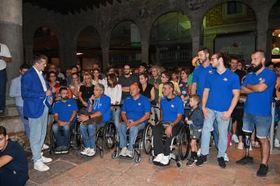 TREVISO 21092023 LBA PRECAMPIONATO NUTRIBULLET TREVISO BASKET - PRESENTAZIONE SQUADRA CITTA TREVISO