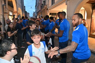 TREVISO 21092023 LBA PRECAMPIONATO NUTRIBULLET TREVISO BASKET - PRESENTAZIONE SQUADRA CITTA TREVISO