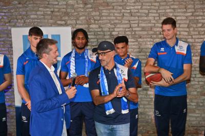 TREVISO 21092023 LBA PRECAMPIONATO NUTRIBULLET TREVISO BASKET - PRESENTAZIONE SQUADRA CITTA TREVISO