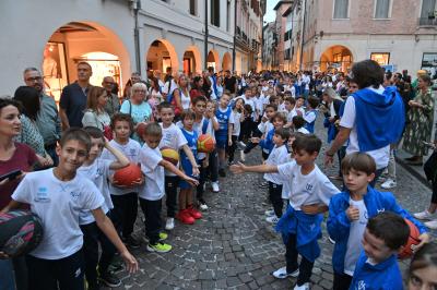 TREVISO 21092023 LBA PRECAMPIONATO NUTRIBULLET TREVISO BASKET - PRESENTAZIONE SQUADRA CITTA TREVISO