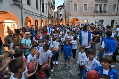 TREVISO 21092023 LBA PRECAMPIONATO NUTRIBULLET TREVISO BASKET - PRESENTAZIONE SQUADRA CITTA TREVISO