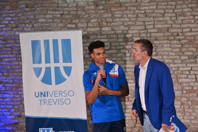 TREVISO 21092023 LBA PRECAMPIONATO NUTRIBULLET TREVISO BASKET - PRESENTAZIONE SQUADRA CITTA TREVISO