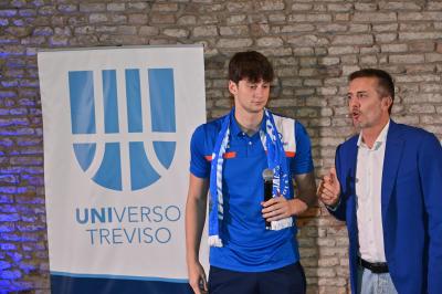 TREVISO 21092023 LBA PRECAMPIONATO NUTRIBULLET TREVISO BASKET - PRESENTAZIONE SQUADRA CITTA TREVISO
