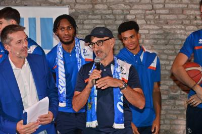TREVISO 21092023 LBA PRECAMPIONATO NUTRIBULLET TREVISO BASKET - PRESENTAZIONE SQUADRA CITTA TREVISO