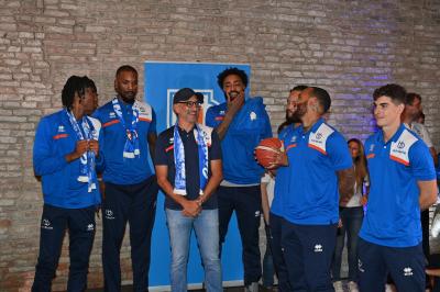 TREVISO 21092023 LBA PRECAMPIONATO NUTRIBULLET TREVISO BASKET - PRESENTAZIONE SQUADRA CITTA TREVISO