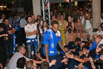 TREVISO 21092023 LBA PRECAMPIONATO NUTRIBULLET TREVISO BASKET - PRESENTAZIONE SQUADRA CITTA TREVISO