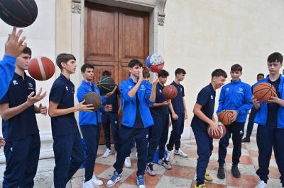 TREVISO 21092023 LBA PRECAMPIONATO NUTRIBULLET TREVISO BASKET - PRESENTAZIONE SQUADRA CITTA TREVISO