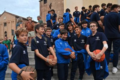 TREVISO 21092023 LBA PRECAMPIONATO NUTRIBULLET TREVISO BASKET - PRESENTAZIONE SQUADRA CITTA TREVISO