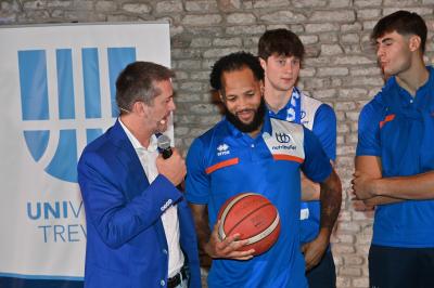 TREVISO 21092023 LBA PRECAMPIONATO NUTRIBULLET TREVISO BASKET - PRESENTAZIONE SQUADRA CITTA TREVISO