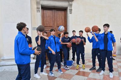 TREVISO 21092023 LBA PRECAMPIONATO NUTRIBULLET TREVISO BASKET - PRESENTAZIONE SQUADRA CITTA TREVISO