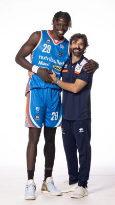 TREVISO 21092023 LBA PRECAMPIONATO NUTRIBULLET TREVISO BASKET - SHOOTING GIOCATORI MAGLIA GIOCO