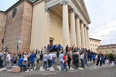 TREVISO 21092023 LBA PRECAMPIONATO NUTRIBULLET TREVISO BASKET - PRESENTAZIONE SQUADRA CITTA TREVISO