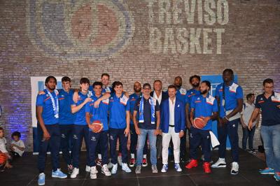 TREVISO 21092023 LBA PRECAMPIONATO NUTRIBULLET TREVISO BASKET - PRESENTAZIONE SQUADRA CITTA TREVISO