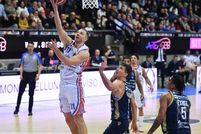 TREVISO 210124 LBA CAMPIONATO NUTRIBULLET TREVISO BASKET - DINAMO SASSARI