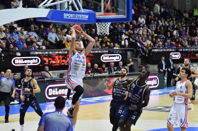 TREVISO 210124 LBA CAMPIONATO NUTRIBULLET TREVISO BASKET - DINAMO SASSARI