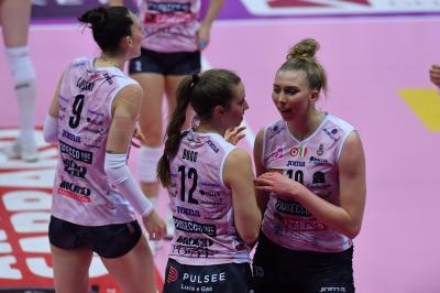 TREVISO 07042024 LEGAVOLLEY FEMMINILE  PLAY-OFF PROSECCO DOC IMOCO - IGOR GORGONZOLA NOVARA