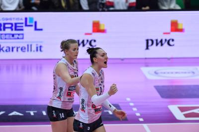 TREVISO 07042024 LEGAVOLLEY FEMMINILE  PLAY-OFF PROSECCO DOC IMOCO - IGOR GORGONZOLA NOVARA