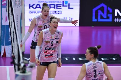 TREVISO 07042024 LEGAVOLLEY FEMMINILE  PLAY-OFF PROSECCO DOC IMOCO - IGOR GORGONZOLA NOVARA