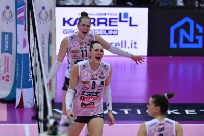 TREVISO 07042024 LEGAVOLLEY FEMMINILE  PLAY-OFF PROSECCO DOC IMOCO - IGOR GORGONZOLA NOVARA