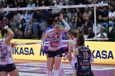TREVISO 07042024 LEGAVOLLEY FEMMINILE  PLAY-OFF PROSECCO DOC IMOCO - IGOR GORGONZOLA NOVARA