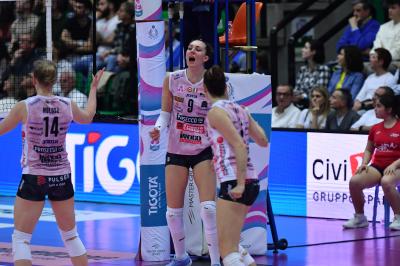 TREVISO 07042024 LEGAVOLLEY FEMMINILE  PLAY-OFF PROSECCO DOC IMOCO - IGOR GORGONZOLA NOVARA