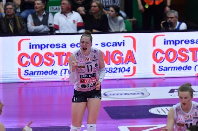 TREVISO 07042024 LEGAVOLLEY FEMMINILE  PLAY-OFF PROSECCO DOC IMOCO - IGOR GORGONZOLA NOVARA