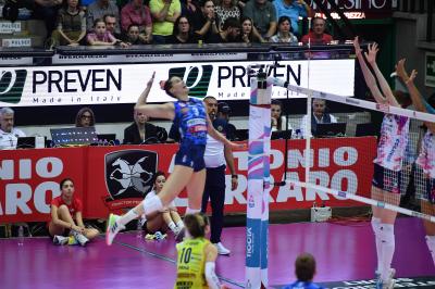 TREVISO 13042024 LEGAVOLLEY FEMMINILE  PLAY-OFF PROSECCO DOC IMOCO - IGOR GORGONZOLA NOVARA