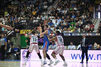 TREVISO 140424 LBA CAMPIONATO NUTRIBULLET TREVISO BASKET - EA7 ARMANI MILANO