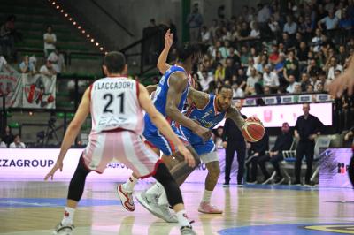 TREVISO 140424 LBA CAMPIONATO NUTRIBULLET TREVISO BASKET - EA7 ARMANI MILANO