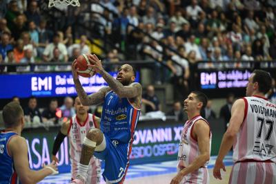 TREVISO 140424 LBA CAMPIONATO NUTRIBULLET TREVISO BASKET - EA7 ARMANI MILANO