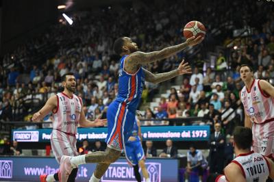 TREVISO 140424 LBA CAMPIONATO NUTRIBULLET TREVISO BASKET - EA7 ARMANI MILANO