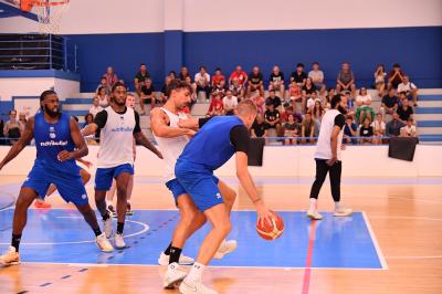 TREVISO 03092024 LBA PRECAMPIONATO NUTRIBULLET TREVISO BASKET - ALLENAMENTO + INCONTRO TIFOSI