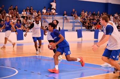 TREVISO 03092024 LBA PRECAMPIONATO NUTRIBULLET TREVISO BASKET - ALLENAMENTO + INCONTRO TIFOSI