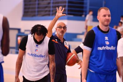 TREVISO 03092024 LBA PRECAMPIONATO NUTRIBULLET TREVISO BASKET - ALLENAMENTO + INCONTRO TIFOSI