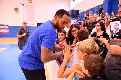 TREVISO 03092024 LBA PRECAMPIONATO NUTRIBULLET TREVISO BASKET - ALLENAMENTO + INCONTRO TIFOSI