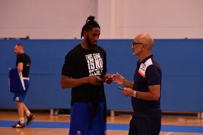 TREVISO 03092024 LBA PRECAMPIONATO NUTRIBULLET TREVISO BASKET - ALLENAMENTO + INCONTRO TIFOSI