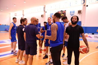 TREVISO 03092024 LBA PRECAMPIONATO NUTRIBULLET TREVISO BASKET - ALLENAMENTO + INCONTRO TIFOSI