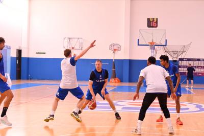TREVISO 03092024 LBA PRECAMPIONATO NUTRIBULLET TREVISO BASKET - ALLENAMENTO + INCONTRO TIFOSI