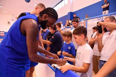 TREVISO 03092024 LBA PRECAMPIONATO NUTRIBULLET TREVISO BASKET - ALLENAMENTO + INCONTRO TIFOSI