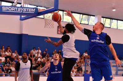 TREVISO 03092024 LBA PRECAMPIONATO NUTRIBULLET TREVISO BASKET - ALLENAMENTO + INCONTRO TIFOSI