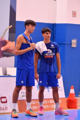 TREVISO 03092024 LBA PRECAMPIONATO NUTRIBULLET TREVISO BASKET - ALLENAMENTO + INCONTRO TIFOSI