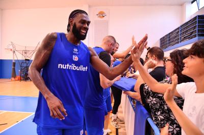 TREVISO 03092024 LBA PRECAMPIONATO NUTRIBULLET TREVISO BASKET - ALLENAMENTO + INCONTRO TIFOSI