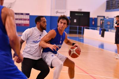 TREVISO 03092024 LBA PRECAMPIONATO NUTRIBULLET TREVISO BASKET - ALLENAMENTO + INCONTRO TIFOSI