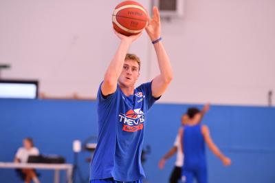 TREVISO 03092024 LBA PRECAMPIONATO NUTRIBULLET TREVISO BASKET - ALLENAMENTO + INCONTRO TIFOSI