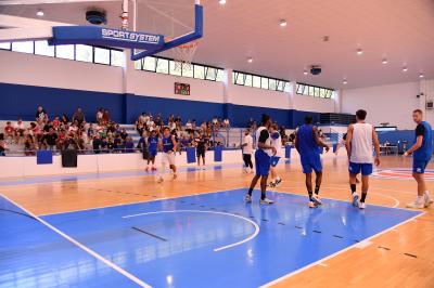 TREVISO 03092024 LBA PRECAMPIONATO NUTRIBULLET TREVISO BASKET - ALLENAMENTO + INCONTRO TIFOSI